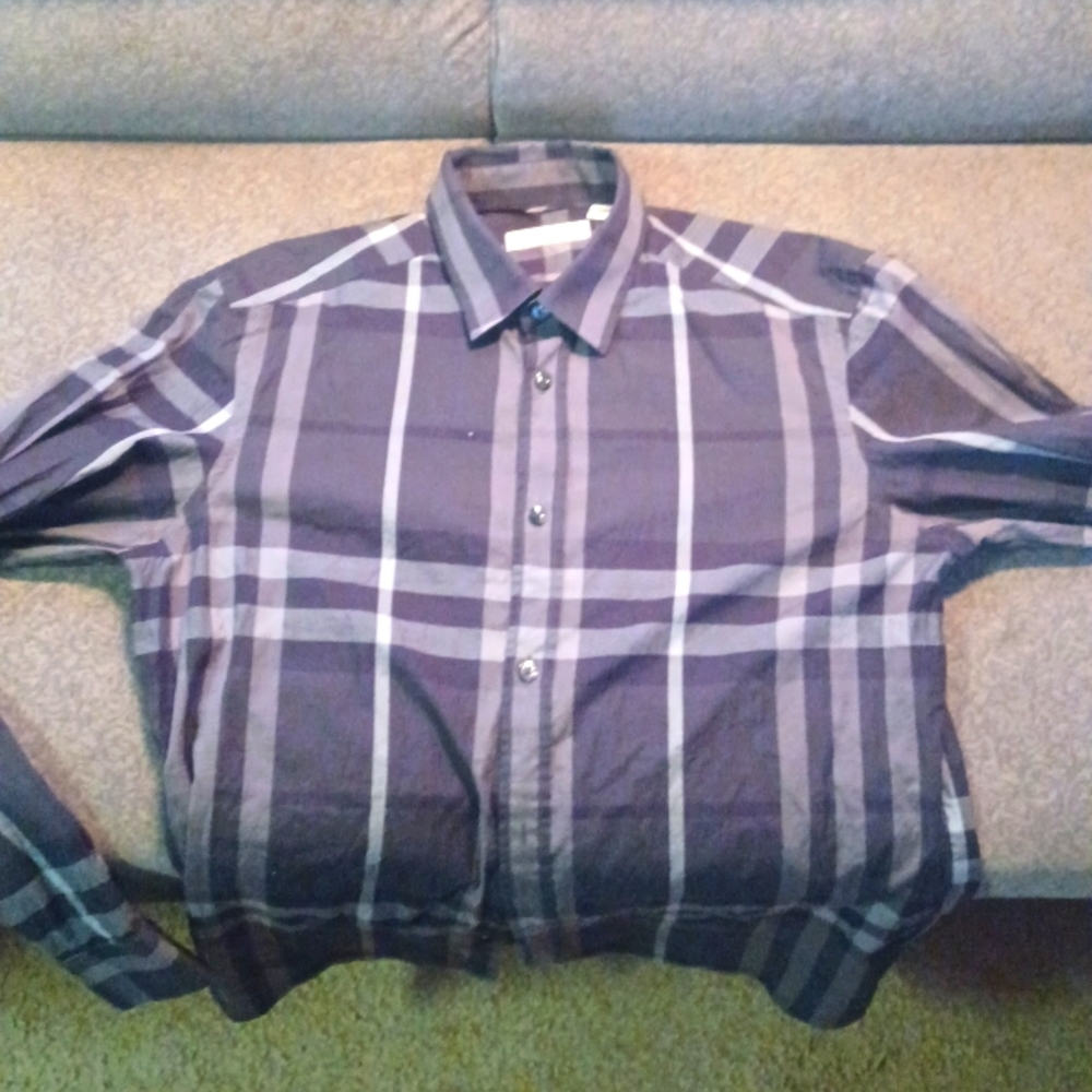 Burberry button down long sleeve